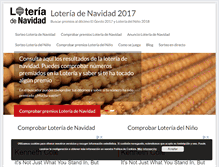 Tablet Screenshot of loteriadenavidad.com